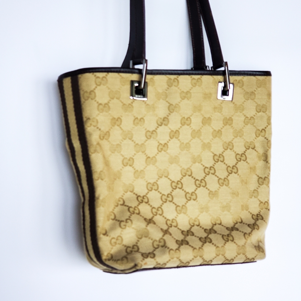 Gucci Vintage Brown Mini Tote Bag